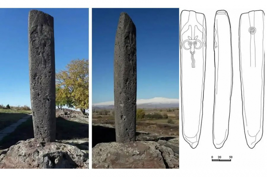 Под доисторическим «Драконовым камнем» в Армении найдены два детских захоронения