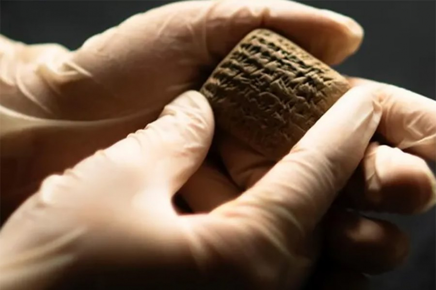 3500-летняя клинописная табличка содержит древний торговый чек