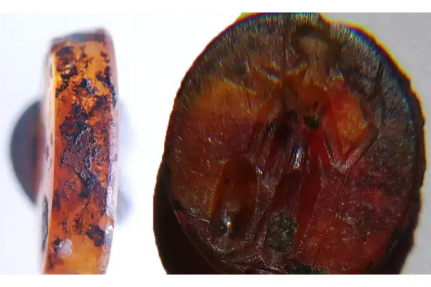 В Турции обнаружен перстень возрастом 1700 лет с изображением богини Афины