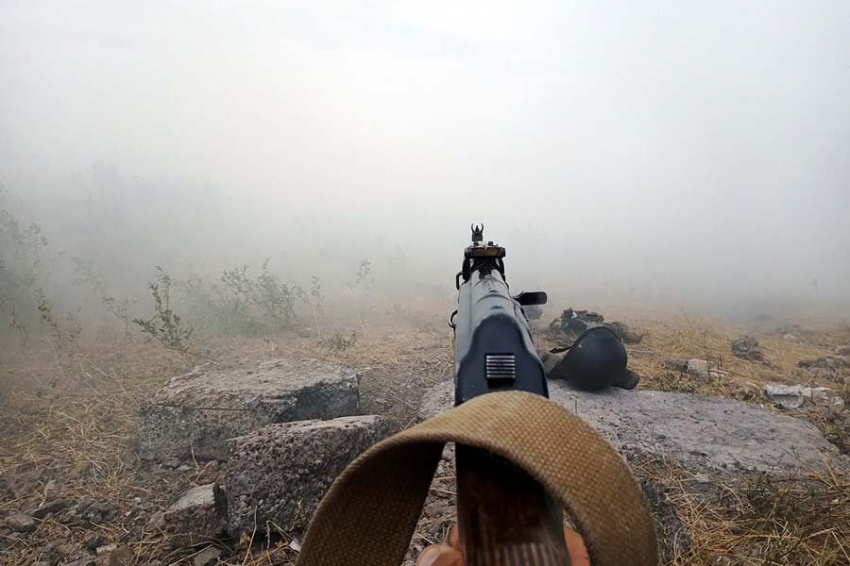 Российские военные уничтожили боевиков ВСУ, развернувших флаг Украины в Судже