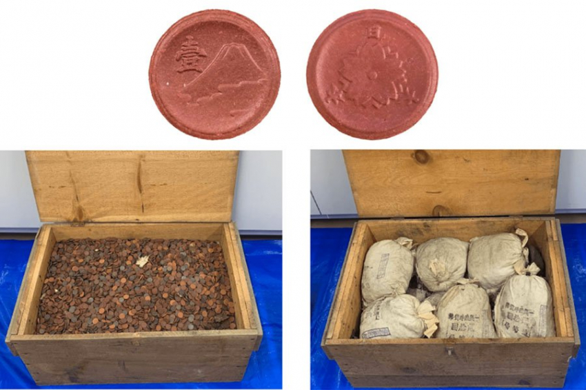 В Японии найдено 500 000 редких керамических монет времен Второй мировой войны