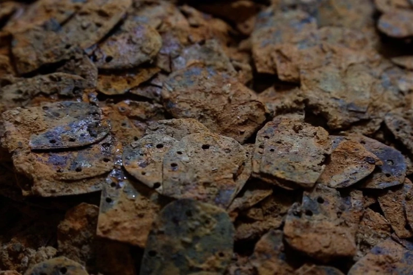 Уникальные доспехи из рыбьей чешуи найдены в гробнице в Китае